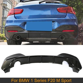 1 Serisi Arka Tampon Difüzör Dudak BMW F20 M Spor 120i Hatchback 2D 4D 2016-2018 Arka Tampon Difüzör Karbon Fiber / FRP