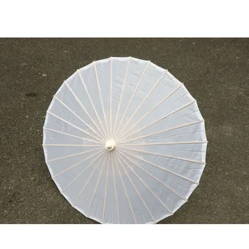 10 Adet Yeni beyaz kağıt şemsiye düğün şemsiye Çapı 23.6 inç