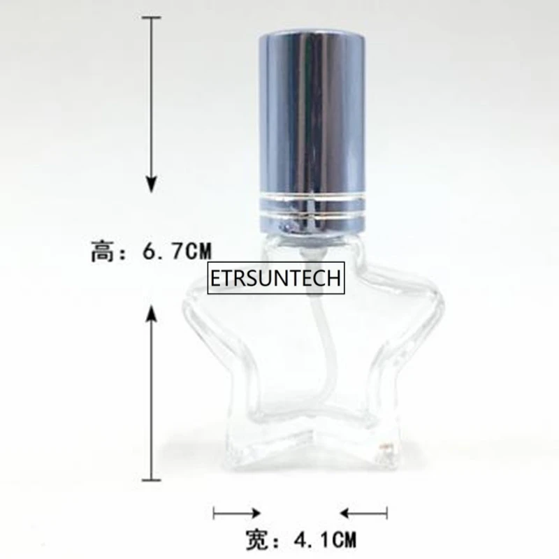 100 adet 8 ml Boş Parfüm Sprey Doldurulabilir Şişe, DIY Cam Parfüm Püskürtücü, Boş Atomizer, Parfüm Kozmetik Konteyner F3467