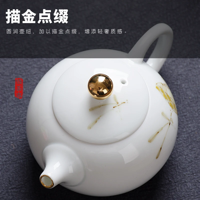 180 ml Kung Fu Seramik demlik yaratıcı sıraltı renk porselen Xi Shi tencere el boyalı Pu'er çay potu Ücretsiz kargo