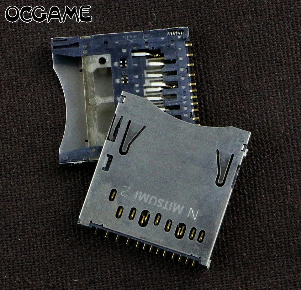20 ADET Orijinal kullanılan SD kart yuvası priz konnektör adaptörü adaptörü için 2DS / Nintendo oyun konsolu değiştirme