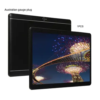 2020 KT107 Plastik Tablet 10.1 İnç HD Büyük Ekran Android 8.10 Sürüm Moda Taşınabilir Tablet 8G + 64G Altın Tablet