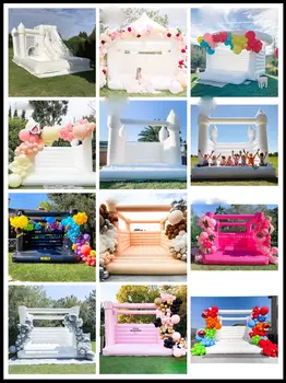 2021 Yeni Ticari Yetişkin / Çocuklar Şişme Sıçrama Kale Düğün Fedai Ev Jumper Çadır Parti Düğün Olay İçin