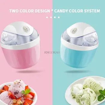 220 V ev dondurma makinesi Dondurma Makineleri taşınabilir buz makinesi Moda dondurma makinesi makinesi 3