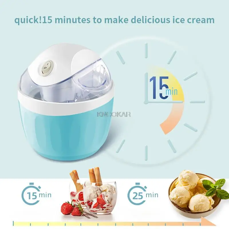 220 V ev dondurma makinesi Dondurma Makineleri taşınabilir buz makinesi Moda dondurma makinesi makinesi 5