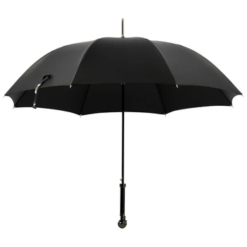 8 K Rüzgar Geçirmez Erkek Uzun Sap Kafatası Şemsiye Yağmur Kadınlar Siyah Niello Şemsiye Iş Erkek Şemsiye Parapluie Düğün Hediyeleri E6