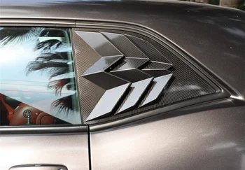 ABS Dış Arka Pencere Panjur Panjur Kapak Dekoratif Trim Fit Dodge Challenger 2010-2021 ıçin Araba Aksesuarları