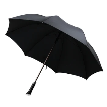 Ahşap Uzun Saplı Şemsiye Otomatik Arabası Büyük Güneş Koruyucu Tasarımcı Şemsiye Güçlü Guarda Chuva Hediyeler Erkekler Için YQ50YS 0