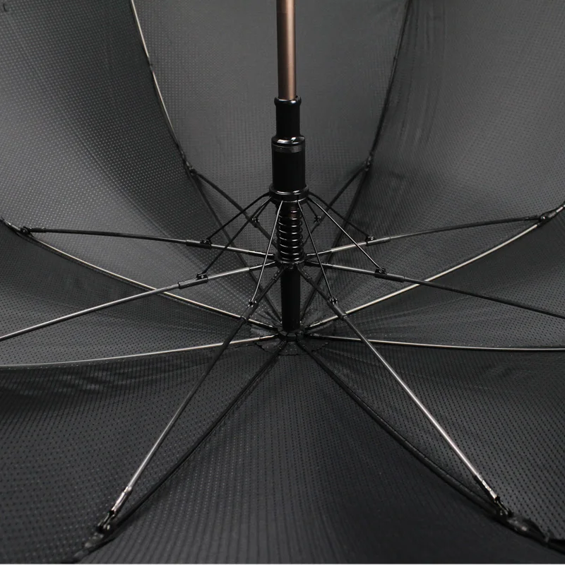 Ahşap Uzun Saplı Şemsiye Otomatik Arabası Büyük Güneş Koruyucu Tasarımcı Şemsiye Güçlü Guarda Chuva Hediyeler Erkekler Için YQ50YS 2