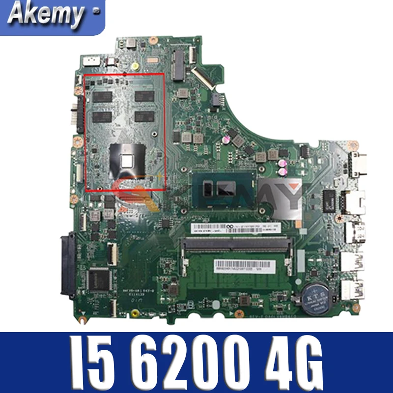 Akemy DA0LV6MB6F0 Anakart Için Lenovo E52-80 V310-15ISK V310-15IKB Dizüstü Anakart CPU I5 6200 DDR4 4G RAM 100 % Test Wor 0