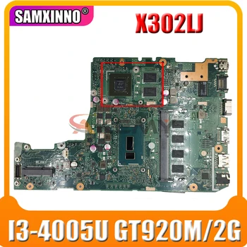 Akemy X302LJ Anakart Asus için X302LJ X302L Laotop Anakart ile I3-4005U CPU GT920M / 2G