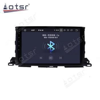 Aotsr Android 9.0 4G RAM Araba Radyo GPS Navigasyon DSP Toyota Highlander 2013-18 Için Araba Oto Stereo Video Multimedya DVD Oynatıcı