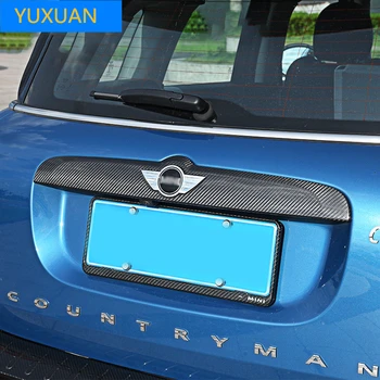 Araba Gövde Kolu Paneli Sticker MİNİ Cooper S Için F60 Countryman Bagaj kapı Karbon fiber aksesuarları dış Modifikasyonu