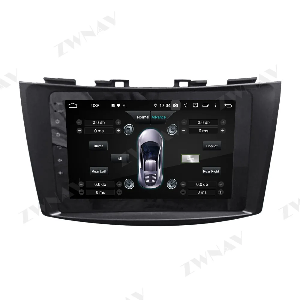 Araba Radyo Android 10 8 Çekirdekli GPS Navigasyon Suzuki SWİFT 2013-2016 Için Otomatik Stereo Kafa Ünitesi Multimedya Oynatıcı DSP Hıçbır DVD Oynatıcı 0