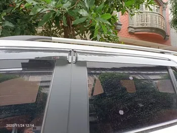 Araba Vücut Şekillendirici Kapak Plastik pencere camı rüzgar siperliği Yağmur / güneş Koruma Havalandırma Changan CS55 4 adet / takım Araba Aksesuarları Araba Styling