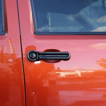 Araba Yan dikiz aynası ve Dış Kapı kulp kılıfı Trim ABS Dodge Nitro Jeep Liberty 2007-2012 ıçin