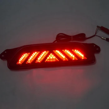 Araba Yanıp sönen LED Reflektör kuyruk ışık Arka Tampon Sis Lambası Fren lambası Toyota CHR Için C-HR 2016 2017 2018 2019