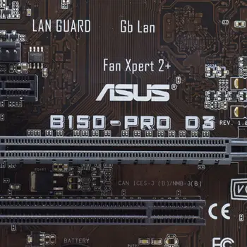 ASUS B150-PRO D3 LGA 1151 Intel B150 masaüstü bilgisayar Anakart DDR3 64 GB Çekirdek i5 6600 6500 Cpu PCI-E 3.0 DVI HDMI SATA3 USB3. 0 ATX