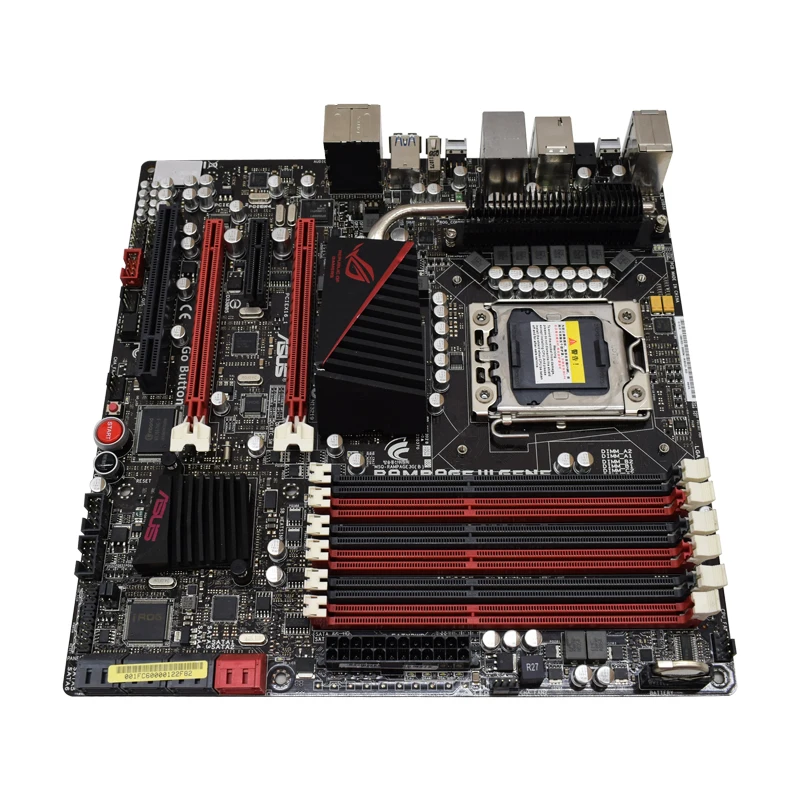 ASUS Rampage III GENE Oyuncu Ülke R3G LGA 1366 Intel X58 DDR3 24 GB Core i7 Extreme / Core i7 CPU Masaüstü Oyun Anakart Kiti 0