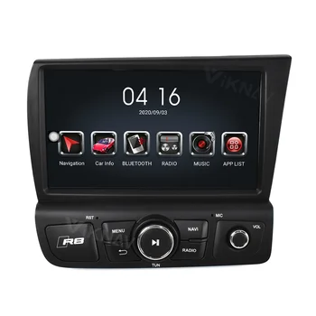 Audi İçin PX6 R8 LHD RHD 2007-Android Araba Radyo Araba GPS Navigasyon Otomatik Stereo Multimedya Oynatıcı Teyp Carplay 2 din