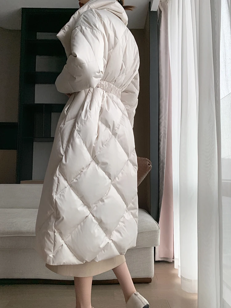 Avrupa Rus Tarzı Kalın aşağı parka kadın kış Streetwear moda pamuk paded mont hoodie S269. 2