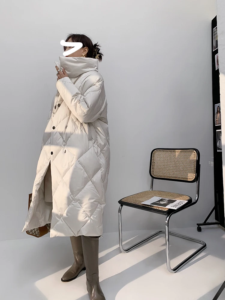 Avrupa Rus Tarzı Kalın aşağı parka kadın kış Streetwear moda pamuk paded mont hoodie S269. 4