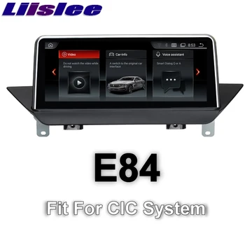 BMW X1 E84 için 2009~LiisLee Araba Multimedya GPS Ses Hi-Fi Radyo Stereo Için Orijinal Tarzı CIC Navigasyon NAVI