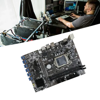 BTC-B250C Madencilik Anakart 12 USB3. 0 PCI-E Grafik Kartı Yuvası LGA1151 2XDDR4 16 GB DIMM RAM SATA 3.0 Anakart