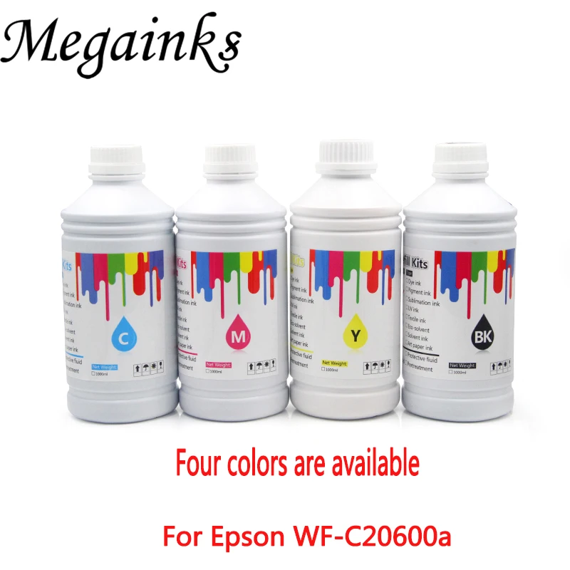 Dolum pigment mürekkep ıçin Epson T02Q T02Q1-T02Q4 kartuşu ıçin Epson WorkForce Enterprice WF-C20600a mürekkep püskürtmeli yazıcı