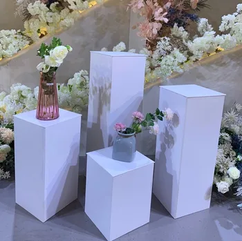 Düğün Sahne Doğum Günü Partisi Sahne Katlanır Kare Sütun Masa Tatlı Ekran Ayağı Kaide Çiçekler Kek El Sanatları Raf Yol Kurşun