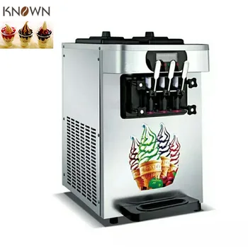 Elektrikli yumuşak dondurma makinesi mini yumuşak dondurma makinesi tayland dondurma makinesi ticari dondurma yapma makinesi 3