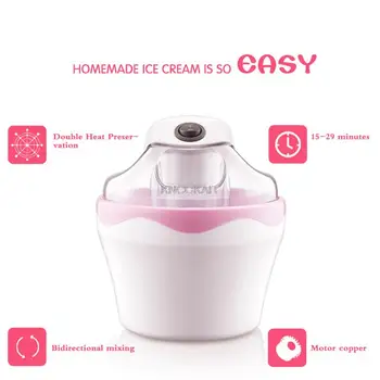 Ev yapımı Dondurma Makinesi İle Küçük Otomatik Çocuk Yapmak Meyve Dondurma Dondurma Yapma Makinesi D135 0