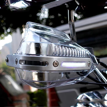 Evrensel Motosiklet Handguard Şeffaf Göstergesi Ile Honda Transalp 650 ıçin Motosiklet Aksesuarları