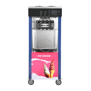 Fabrika Doğrudan Pri 220 V Dondurma Makinesi Yumuşak Hizmet Büyük Kapasiteli Dondurma Rulo Makinesi Satılık