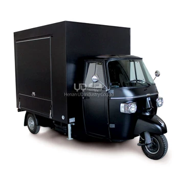 Gıda Kamyonu Mobil Mutfak Otomatı Gıda Römorku İmtiyaz Dondurma Piaggio Arabaları