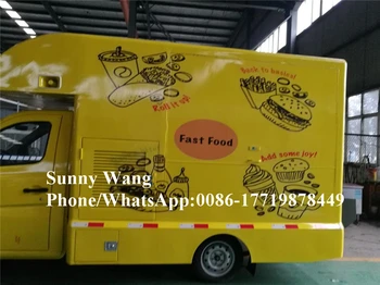 Gıda Sepeti Elektrikli Dondurulmuş Mobil Mutfak Gıda Kamyonu Mobil Fast Food Kamyonu Satılık Abd Ve Avrupa