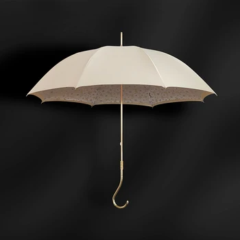 Ipek Luxyry Beyaz Şemsiye Kavisli Kolu Yaratıcı Şemsiye Su Geçirmez Büyük Boy Yetişkinler için Regenschirm Oturma Eşyaları
