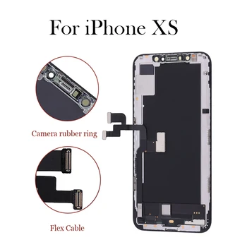 Için iphone X XR XS Max LCD OLED Ekran Değiştirme iphone 11 Pro Max Ekran 3D Dokunmatik Meclisi İle Gerçek Ton Hiçbir Ölü Piksel 4