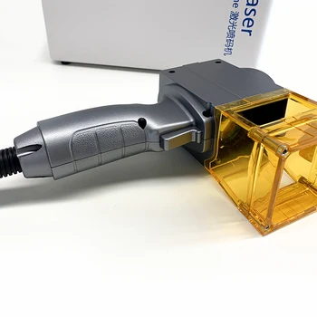 İnanç Doğrudan Satış 30 w Fiber Lazer Takı / Paslanmaz Çelik Lazer Baskı Makinesi / El İşaretleme Makinesi