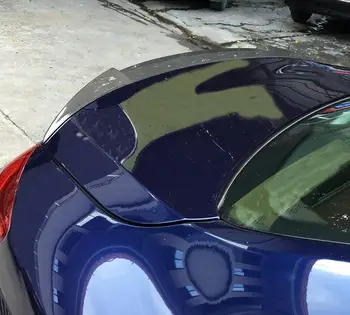 Karbon Fiber Arka Spoiler Bagaj Boot Ördek Kanat ıçin Maserati Quattroporte Sedan 2013