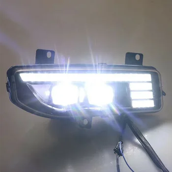 LED DRL Gündüz Farları Sis Farları Dinamik Dönüş Sinyal Lambası Nissan Rogue X-Trail 2017-2020 Sentra 2020