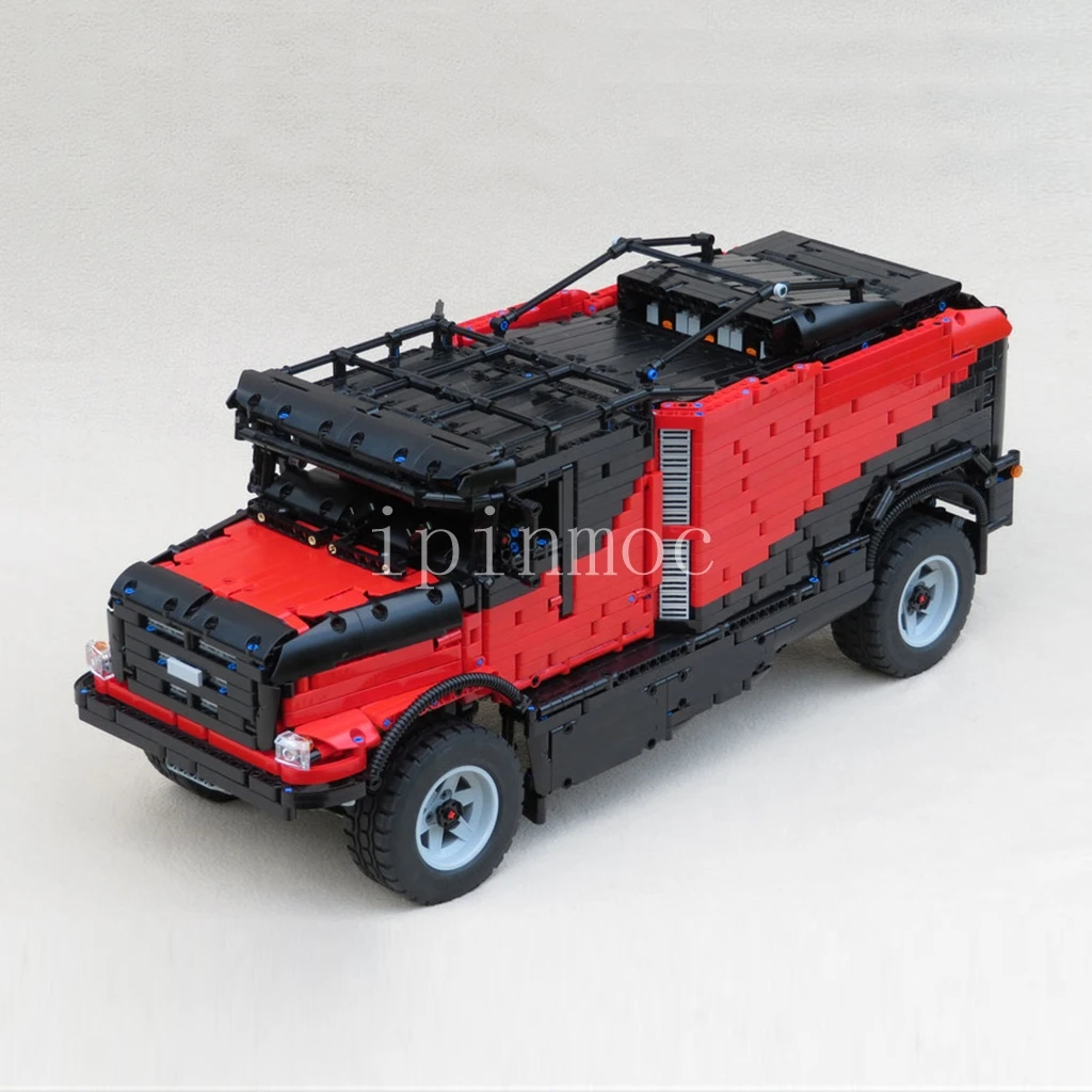 Legoins Yapı Taşı Teknolojisi MOC-34665 Dakar Renault Dakar Ralli kamyonu Uzaktan Kumanda kros Montaj Oyuncak Çocuk Hediye