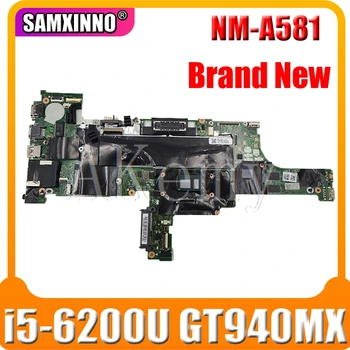 Lenovo Thinkpad İçin Akemy T460 laptop Anakart NM-A581 Anakart ile i5-6200U GT940MX T460 Anakart Anakart test TAMAM
