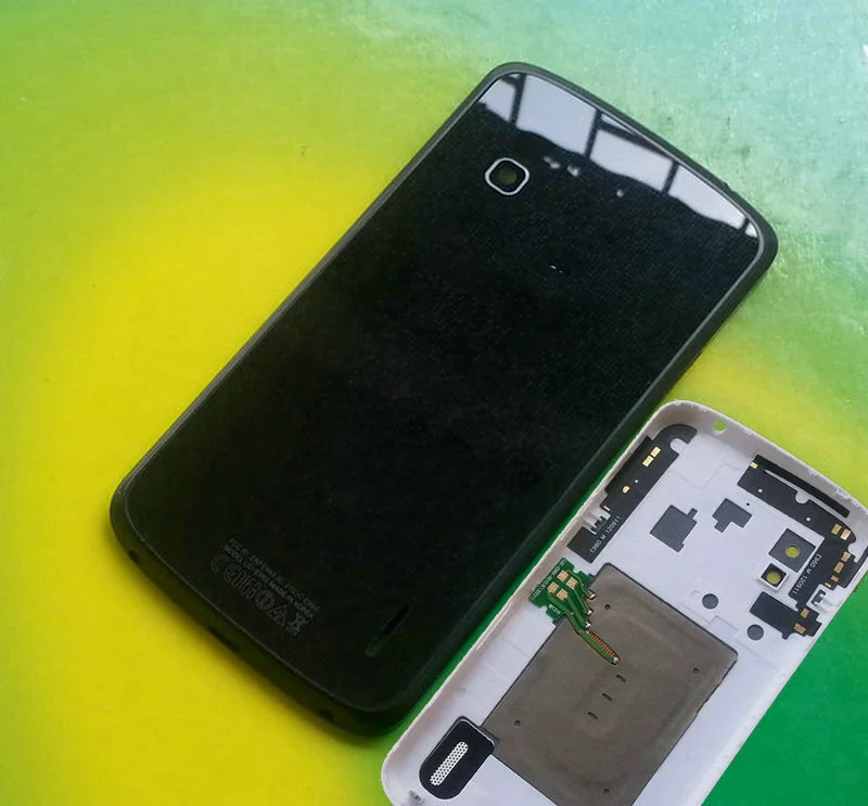 LG Google Nexus 4 Için 10 ADET E960Glass tam aksesuarları Kapak Konut Case Arka Konut Pil Kapağı Arka Kapak Kılıf Arka Kapı R