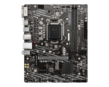 LGA 1200 MSI H410M-A PRO Anakart DDR4 64 GB Intel H410 PCI-E 3.0 M. 2 SSD SATA III USB3.2 Gen1 Mikro ATX İçin 10th-Gen cpu'lar