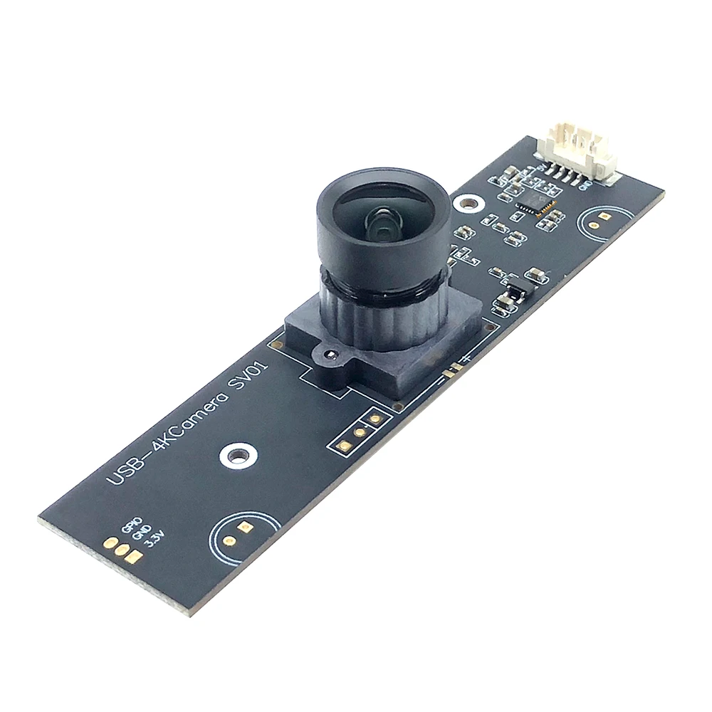 Mini CCTV Yüksek çözünürlüklü 4 K Sıfır Bozulma USB Webcam 3840x2160 SONY IMX415 UVC Sürücü 25FPS USB Kamera Modülü Desteği Ses