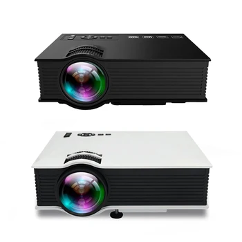 Mini Taşınabilir Projektör UC68 LED 3D Ev Mikro Projektör UC68 + 1080 P HD Projektör Daha iyi UC46 Destek Miracast Airplay 4