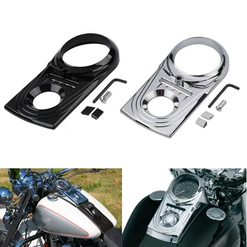 Motosiklet Dash Paneli Ekle Kapak Için Harley Softail Miras Klasik FLSTC Fatboy Lo Dyna Gece Tren FLS FXS Springer FXSTS