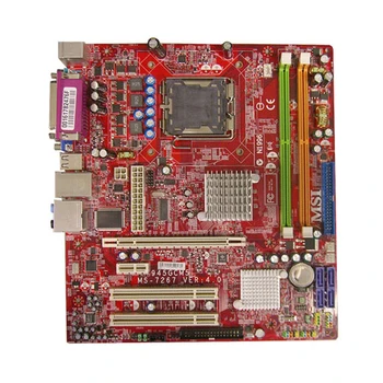 MSI 945GCM5 V2 LGA 775 Intel 945GC Masaüstü bilgisayar Anakart DDR2 Çekirdek 2 Duo / P4 5XX Cpu'lar VGA USB SATA II PCI - E 16X Mikro ATX