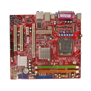 MSI 945GCM5 V2 LGA 775 Intel 945GC Masaüstü bilgisayar Anakart DDR2 Çekirdek 2 Duo / P4 5XX Cpu'lar VGA USB SATA II PCI - E 16X Mikro ATX 1